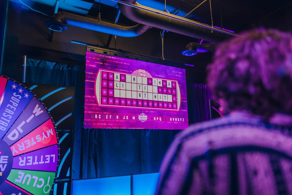 A fun game at the Game Show Challenge